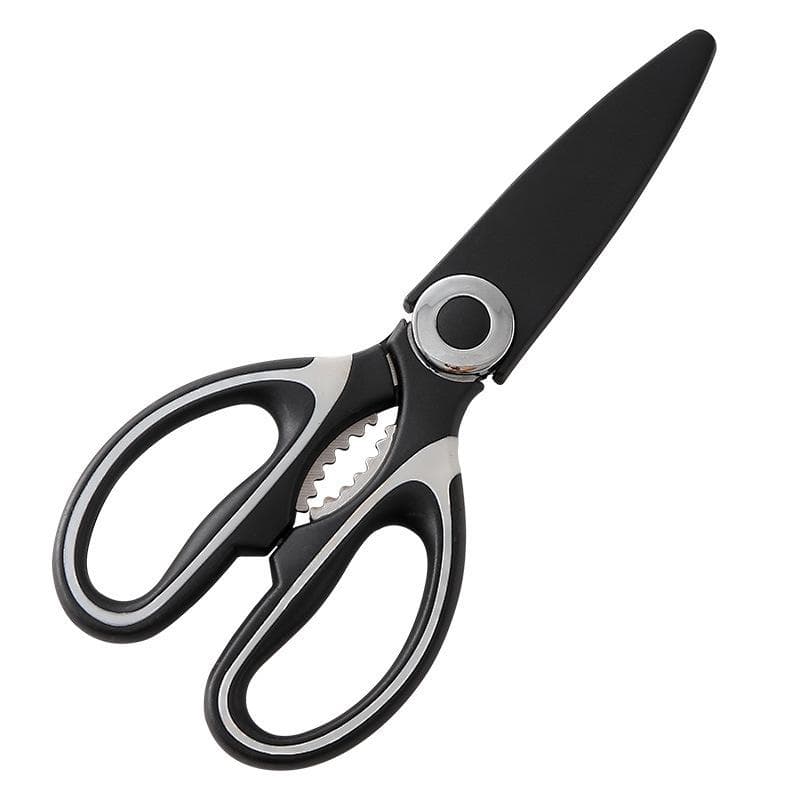 Kitchen Scissors Stainless Steel Multifunctional Household Scissors Shear Bone Scissors Chicken Wings Fish Chopper Bottle Opener