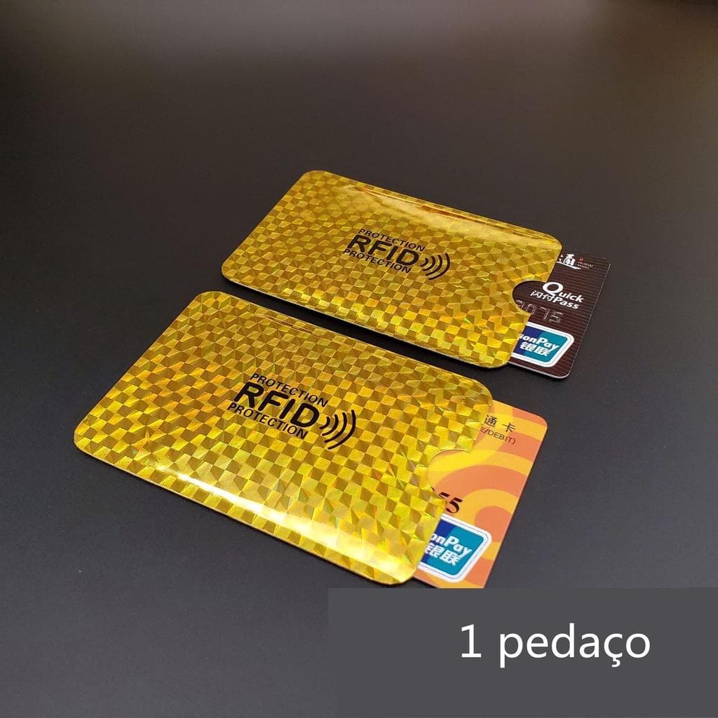 Identity information theft RFID shielding cover protection security card cover 82*62mm