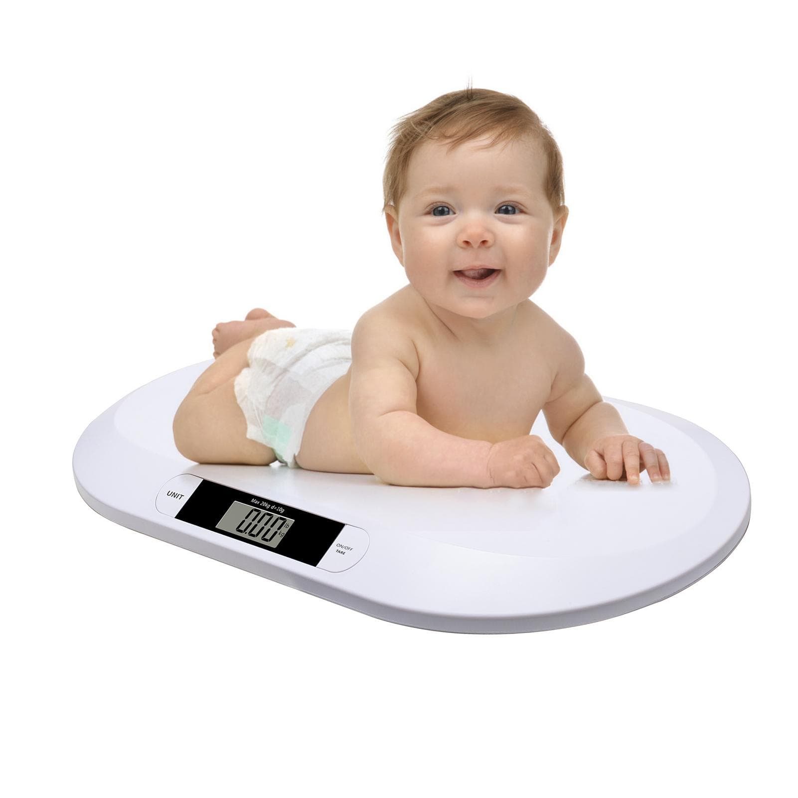 Digital Baby Scale for Weighing Up to 20kg/44lb Infant Scale Newborn Baby Scale LCD Screen Display