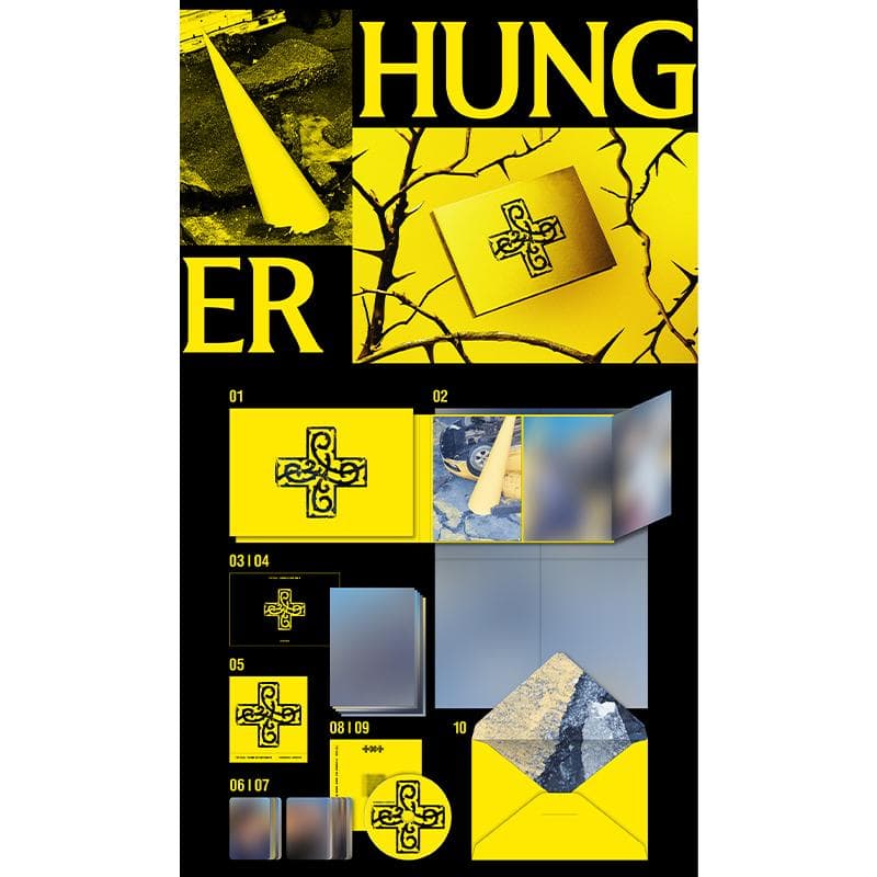 [Pre-order] TXT - [7TH YEAR: When the Wind Stops in the Thorns] (Online Benefit) [NO POB] HUNGER Ver.