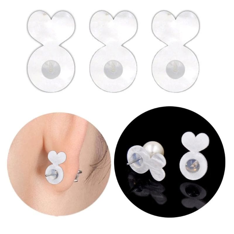 10Pcs/set Supportive Earring Lifters For Heavy Earrings Unique Earring Back For Ear Studs Lobes Earring Lifter 10pcs