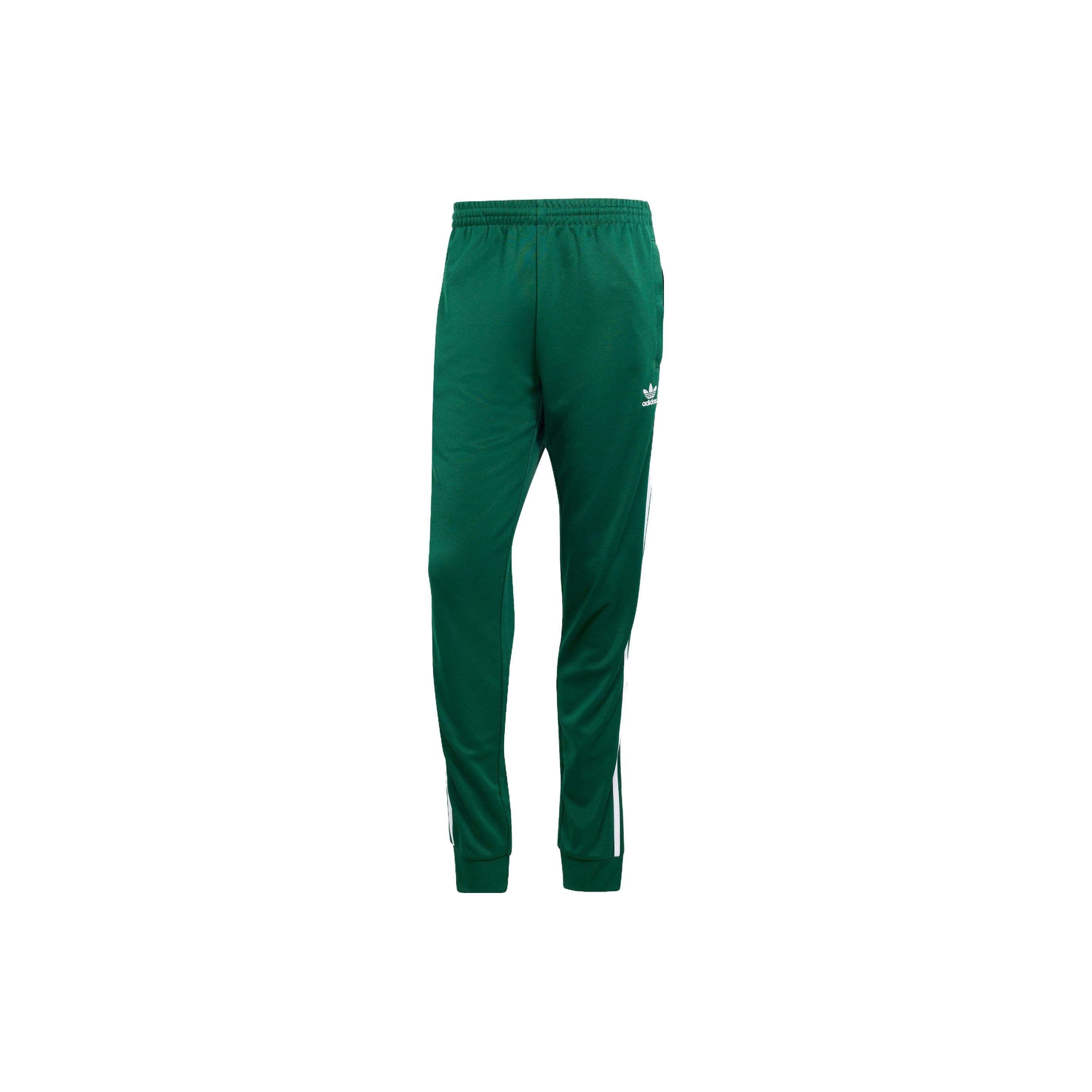 Adidas Originals Embroidered Logo Stripe Elastic Knitted Sports Pants Unisex bottoms Green IR9886 L