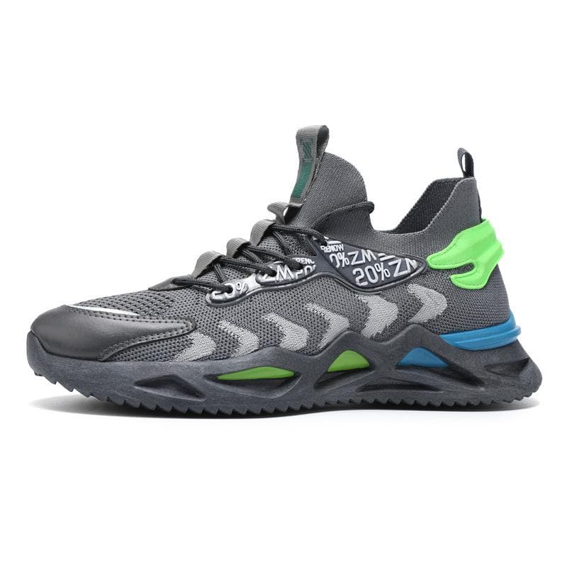 Men's Shoes Autumn New Men's Sports Shoes Spring Flying Woven All-match Running Shoes Outdoor Trend Leisure 45
