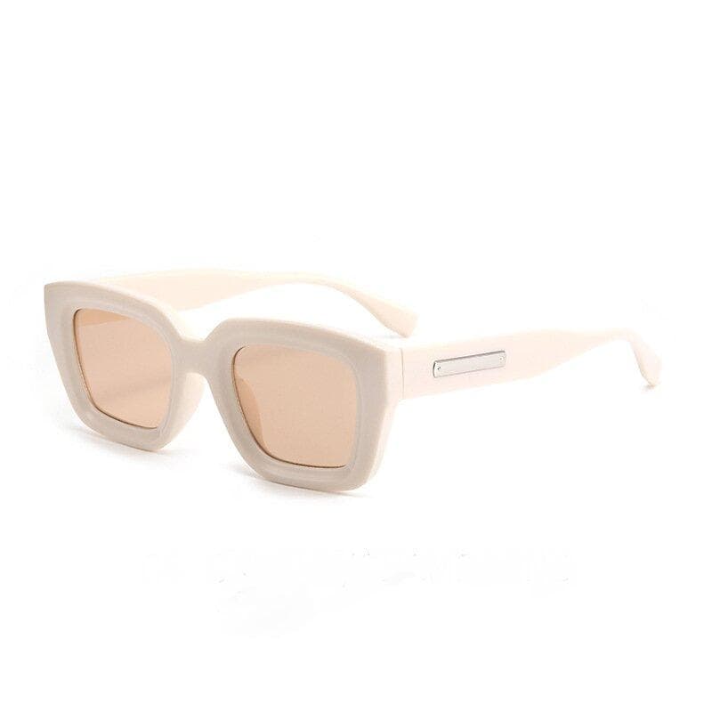 New Retro Square Sunglasses Unisex Fashion Ins Wear Street Photography Trendy UV Protection
