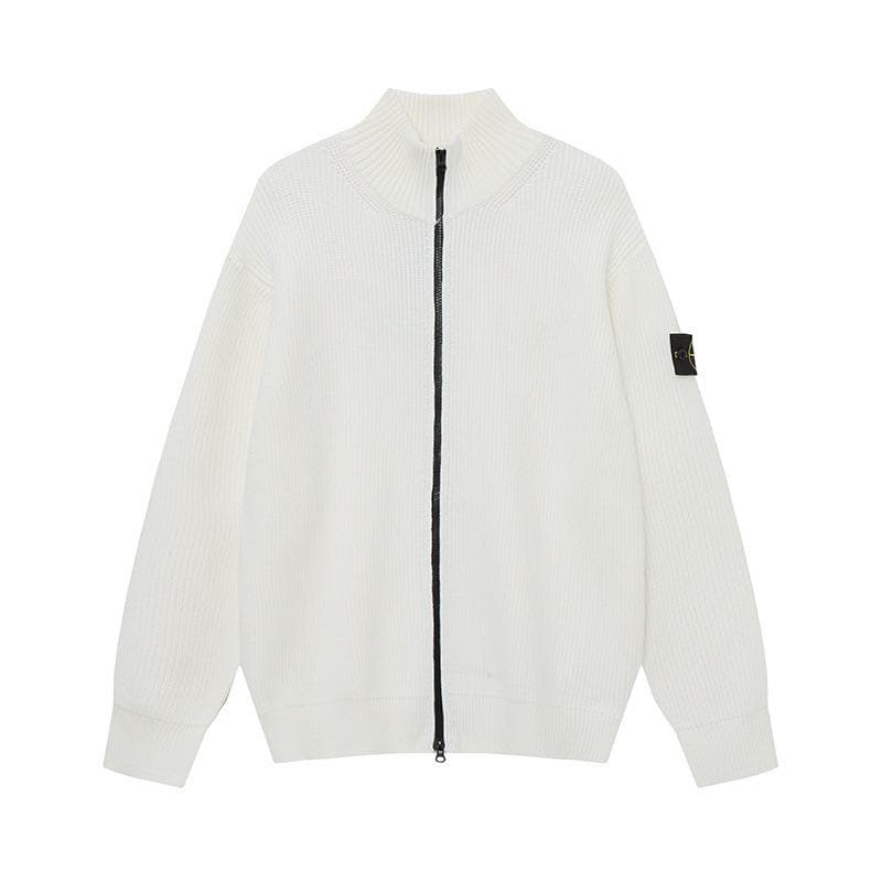 Cross-Border Stone Island Round Neck Unisex Pullover Sweater - European & American Trendy Style L