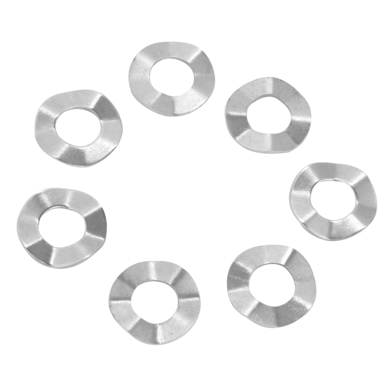 M10 20pcs Stainless Steel Wave Washer Gasket Spring Washers Lock Tools