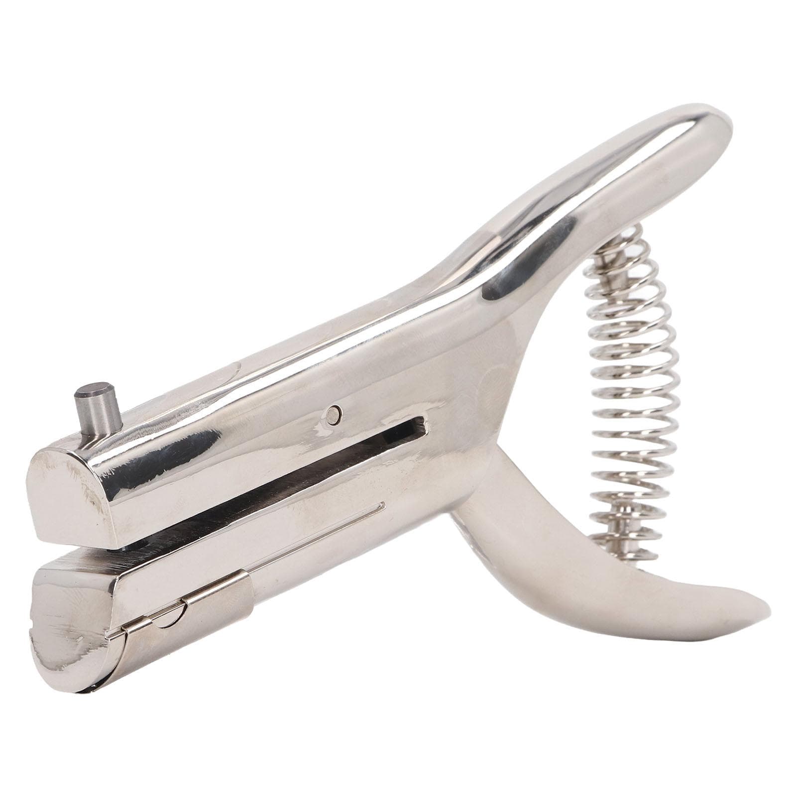 Heavy Duty Hand Held Hole Punch 6mm Dia Round Single Circle for Paper ID Cards PVC Cards Badge