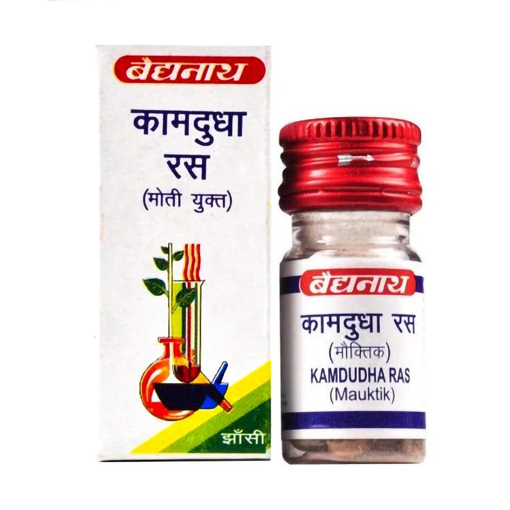 Kamdudha Ras (Moti Yukta) (50 tabs), Kamdudha Ras (Moti Yukta), Baidyanath