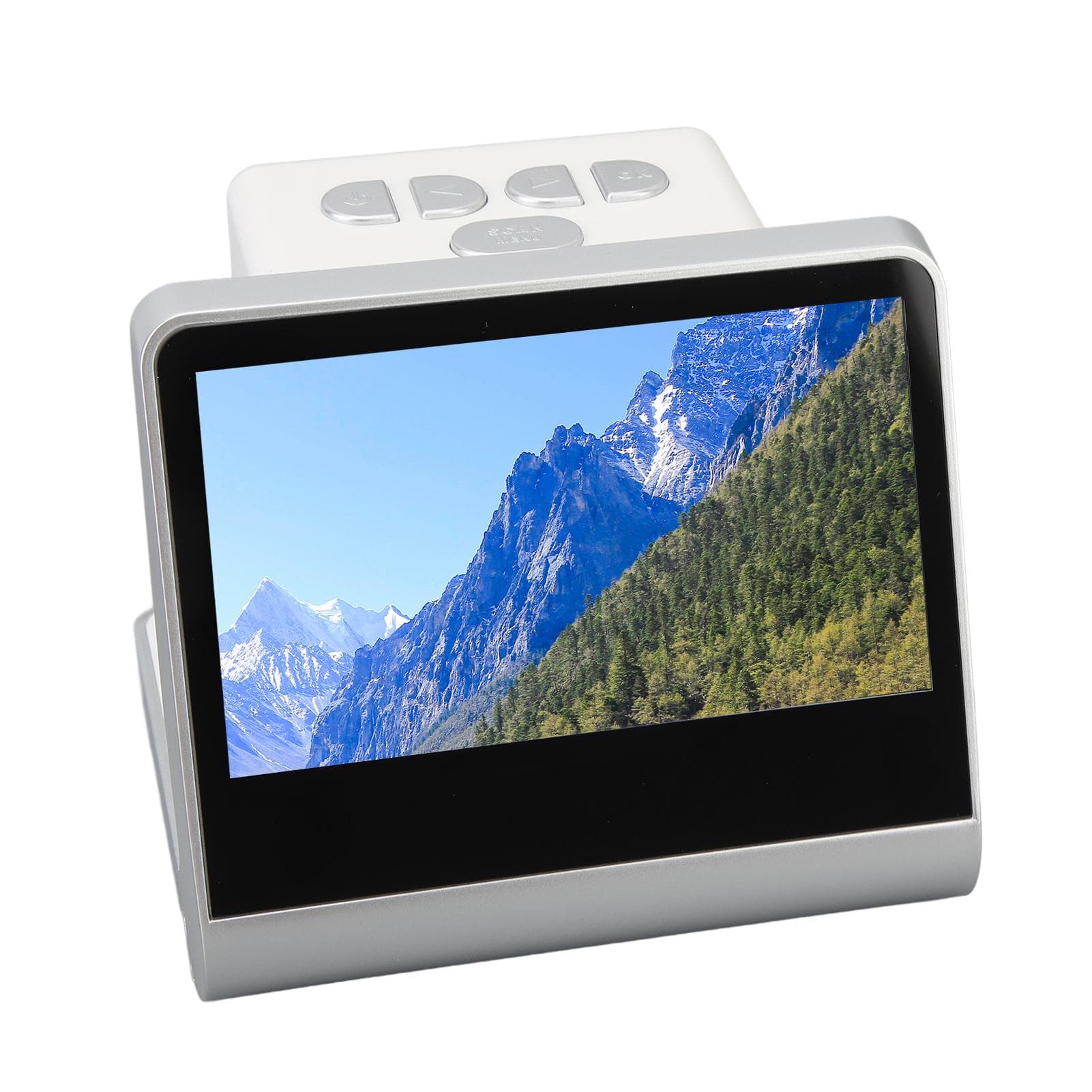 Film Scanner with 5 Inch LCD Screen CMOS Sensor Slides Negatives Scanner with Built In 16GB Memory