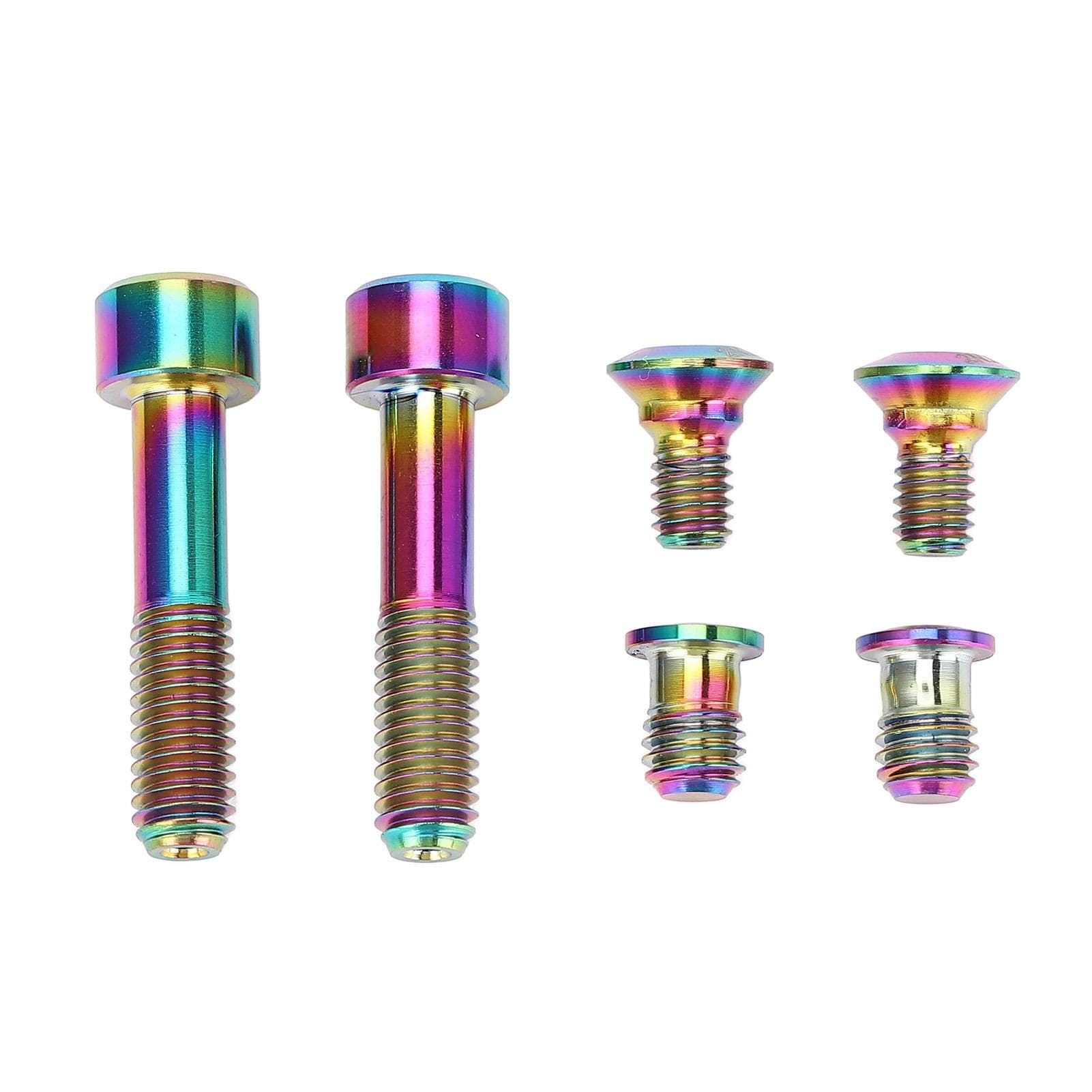 6pcs Colorful Mountain Cycling Screws Kit Cycling Shifter Fixing Screws for GX GX Eagle for X9 X01