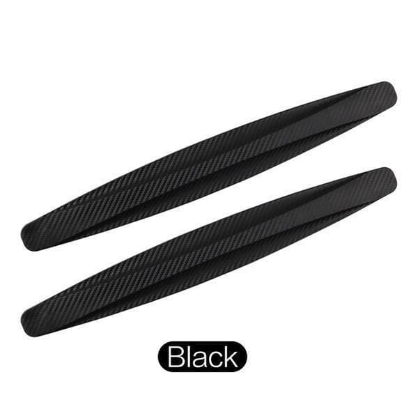 2/4Pcs Car Bumper Protector Strip Anti-Collision Patch Guard Corner Protection Strips Scratch Protector Anti-collision Auto Accessories 2pcs black