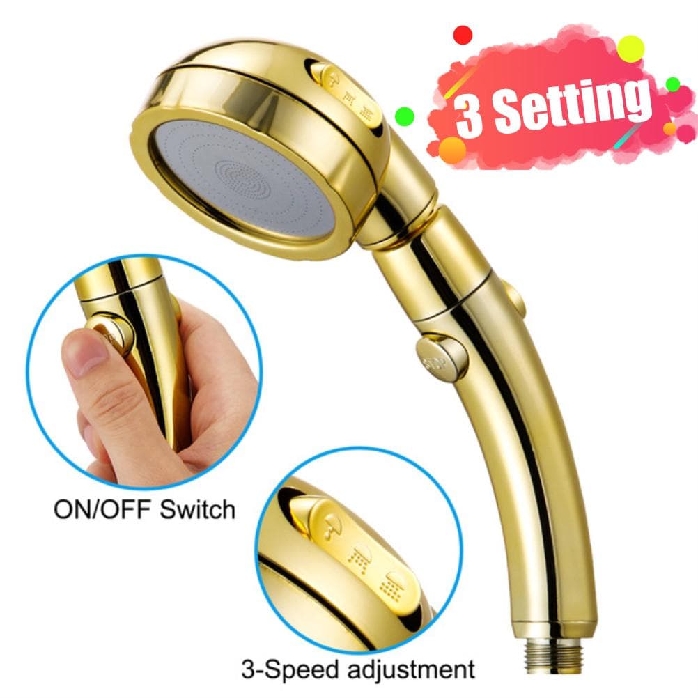 Stainless Steel Shower Head Handheld Showerheads High Pressure Shower Heads Durable Convenient