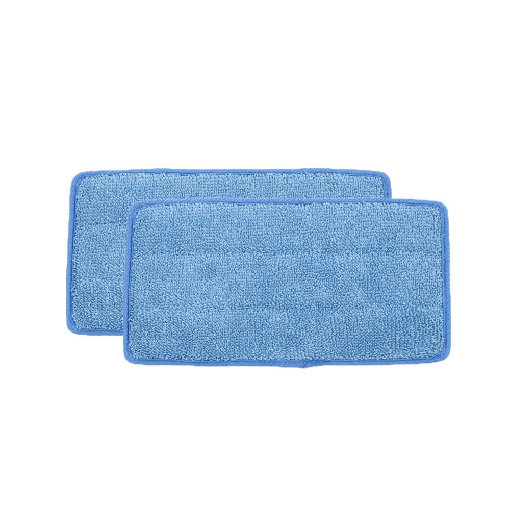 Microfiber Mop Head Replacement for Floor Cleaning Mop Refills 2 Pcs blue