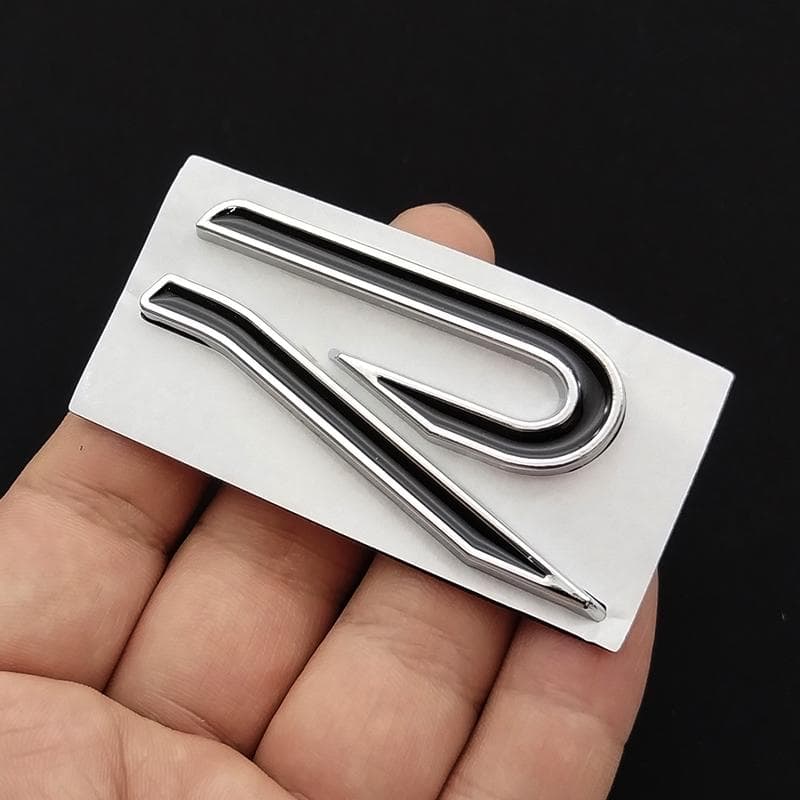 For VW VOLKSWAGEN 2026 New 3D Metal R Logo Badge Emblem Car Body Tail Trunk Decals Sticker For VW Volkswagen GTI R Rline Golf Be