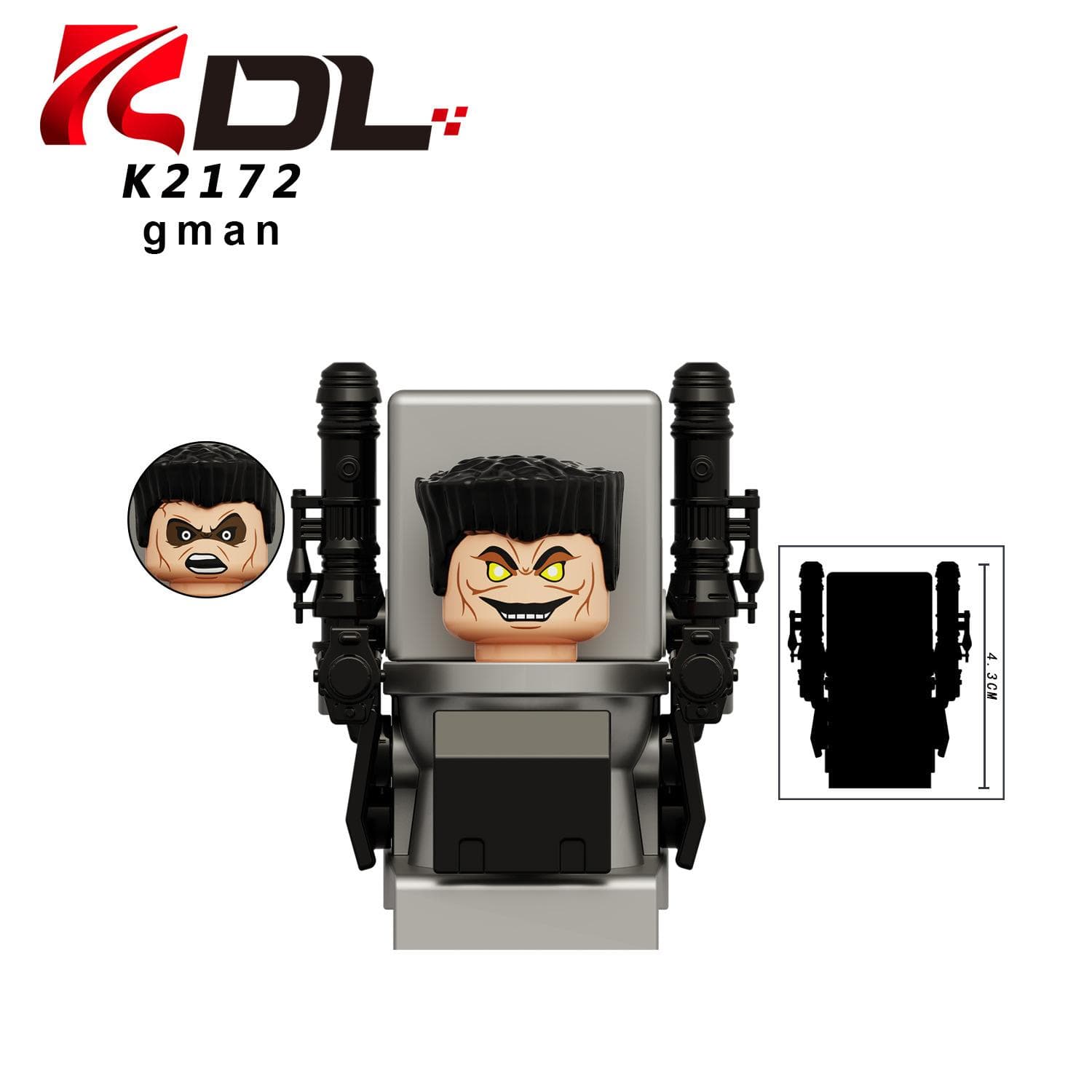 KDL825 UFO Building Blocks Titan TVman Cameraman Speakman Monitorman Gman Detainer Astro Figures Bricks Toys