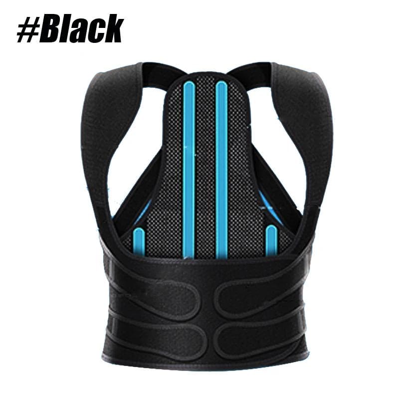 1Pcs Back Brace Posture Corrector for Women and Men Back Lumbar Support Shoulder Posture Support for Improve Posture Provide S black