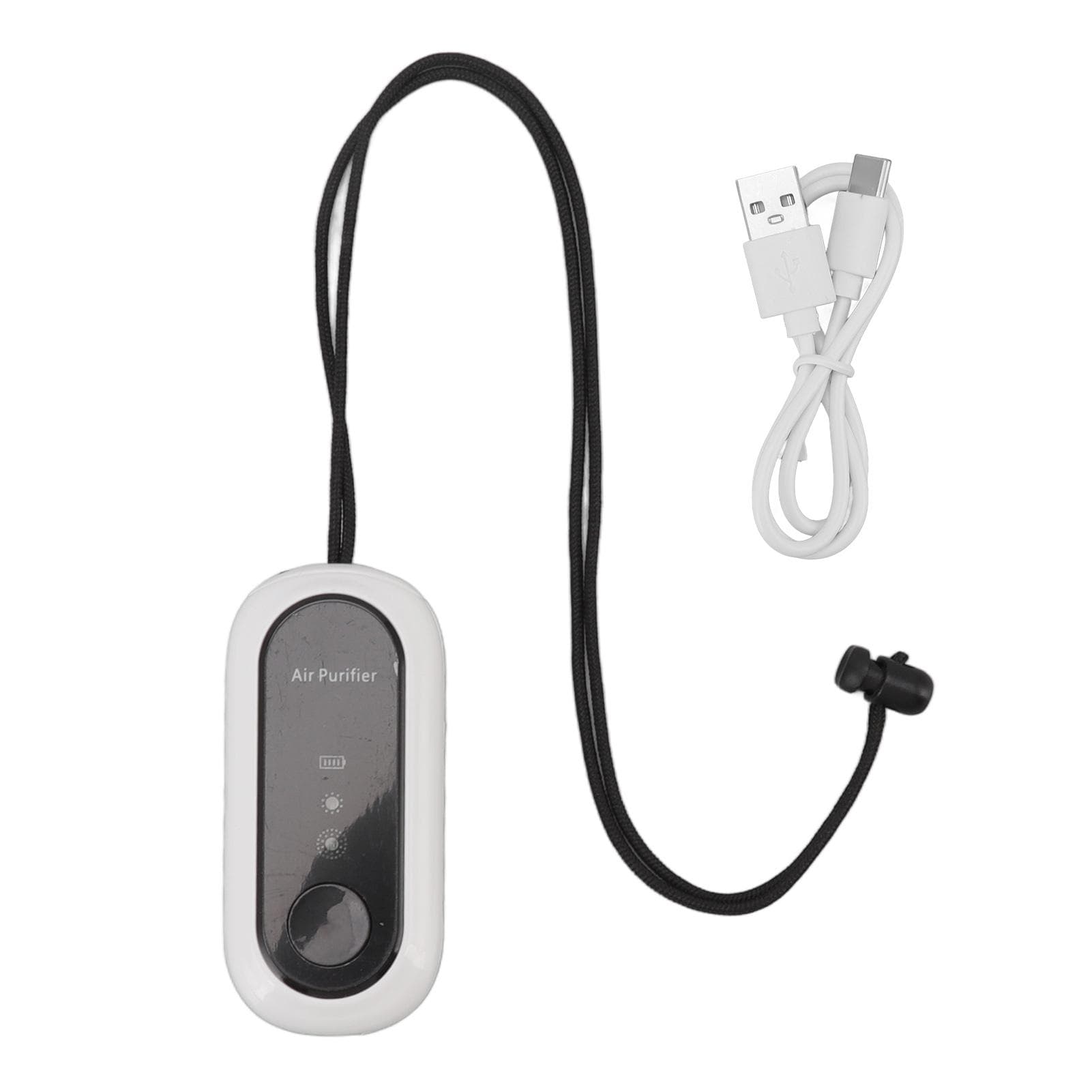Necklace Purifier USB Charging Adjustable Negative Ion Mini Wearable Air Purifier for Office Car
