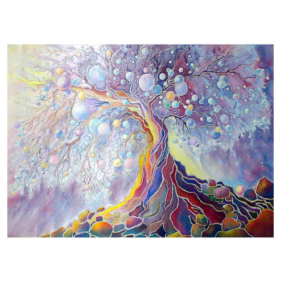 DIY Diamond Home Decoration Wall Art Tree Painting Cross Stitch Picture Embroidery Mosaic Full Drill 20X30CM