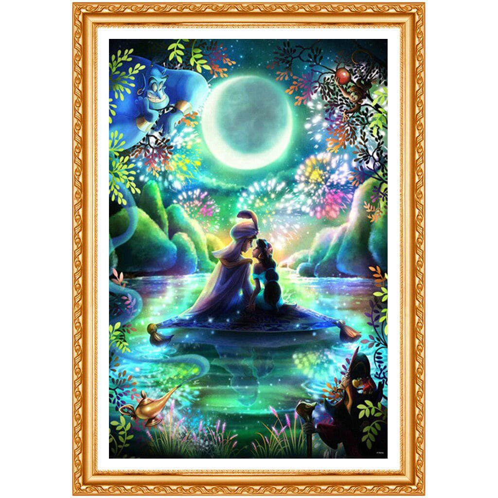 Full Round Drill 5D DIY Diamond Painting Cartoon princess Embroidery Cross Stitch Home Decor 20X30CM