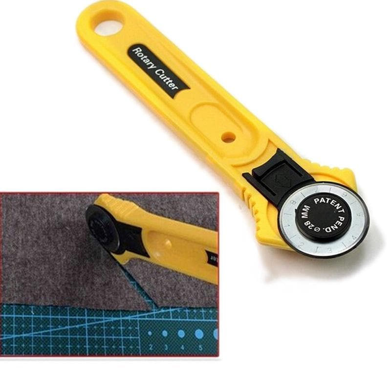 High Quality Rotary Cutter Fabric Cutting Craft Round Knife Leather Cutting Sewing Craft Tool One size