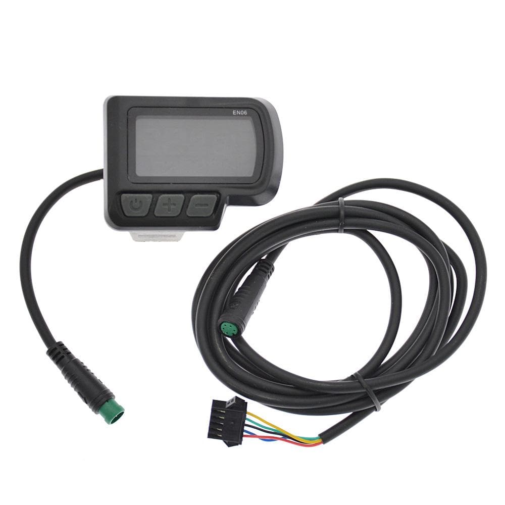 LCD Display Speed Meter Smart Instrument for Electric Bike Bicycle E Scooter black