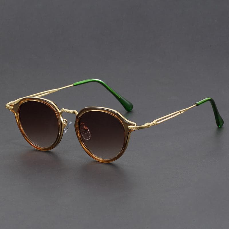 Trendy Round Sunglasses for Men Vintage Brand Design Multi Color Outdoor Shades for Driving Fashion Sun Glasses