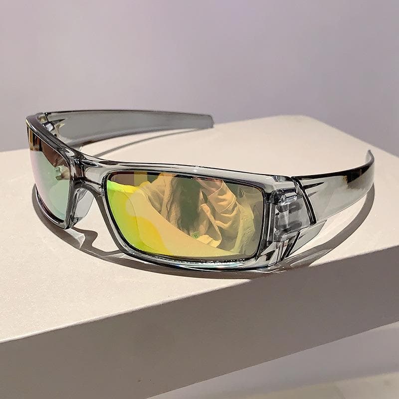 Men Square Sunglasses High Quality UV Protection Driving Shades For Cycling Fishing Hiking Outdoor Sports Glasses