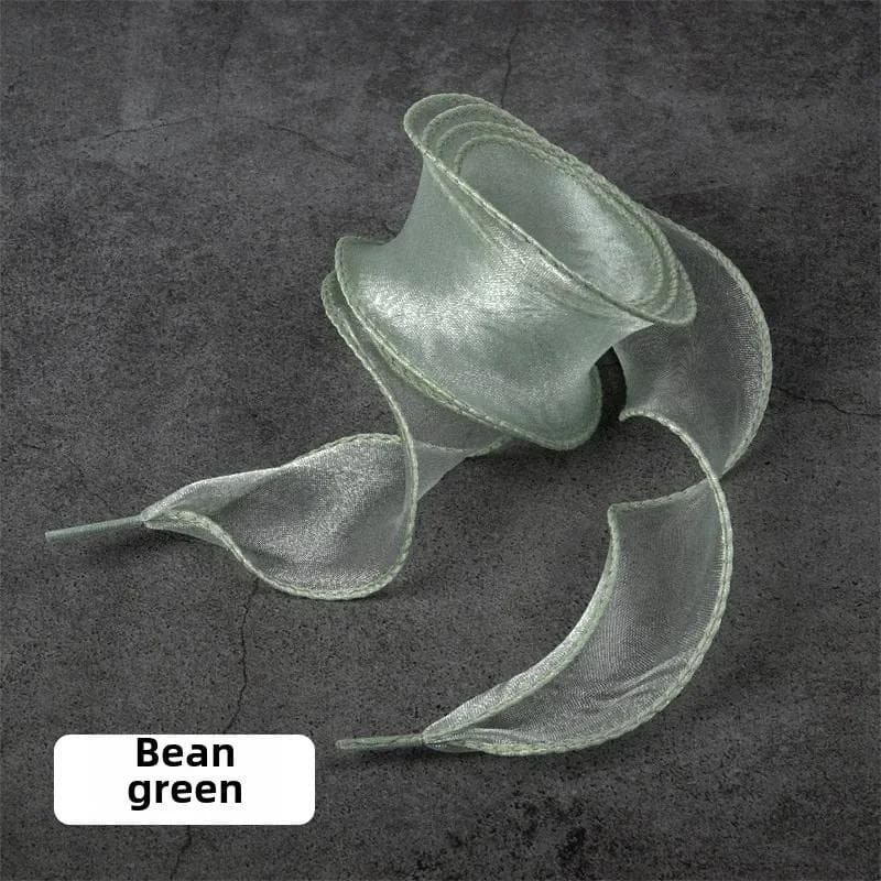 Fashion Chiffon Yarn Shoelaces 4cm Wider Flat Silk Shoelace Sneakers Rope Laces for Shoes 100/120/140/160CM Shoes Accessories 120cm green