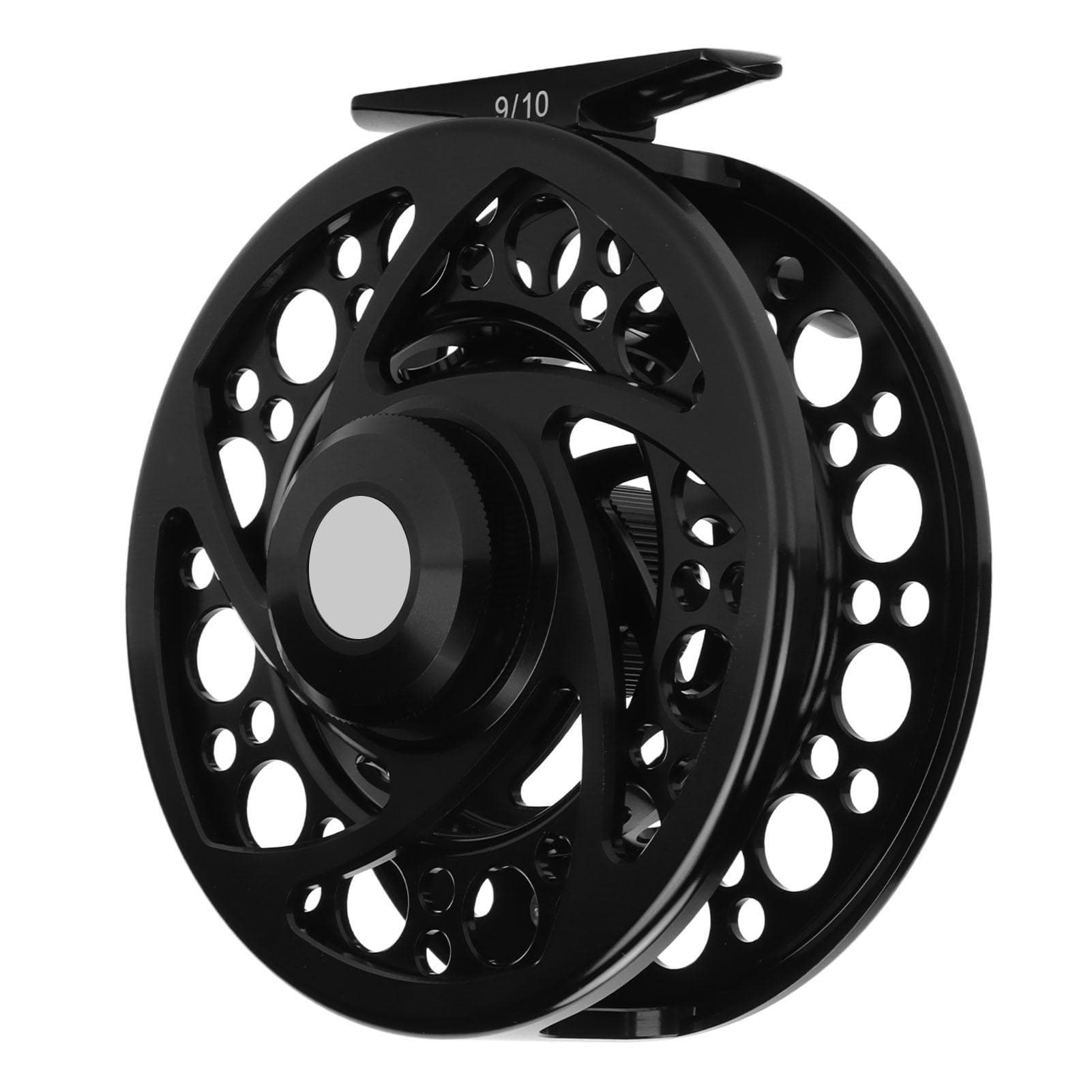 910 Fly Fishing Reel Full Metal Fly Reel Fishing Gear Tackle with CNC Machined Aluminum Alloy Body