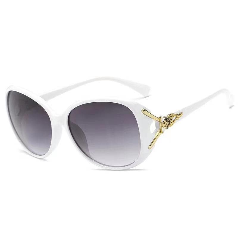 New Women Large Frame Sunglasses Retro Street Photo UV400 Sun Glasses Fashion Sunshade Eyewear for Leisure Shopping As shown