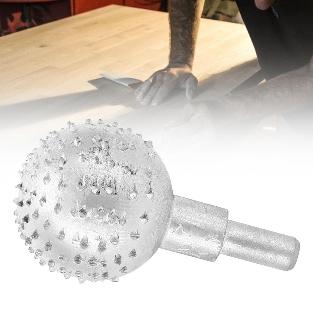 Carving Polishing Ball Round Silver Steel Woodworking Tool for Shaping Grinding Wood