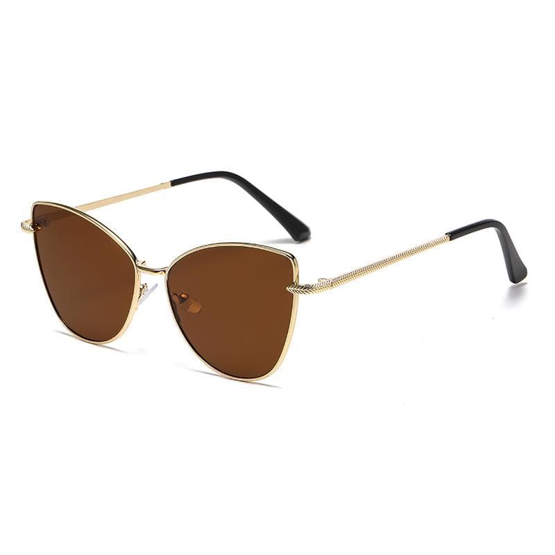 New Vintage Cat Eye Sunglasses Small Frame UV400 Anti Glare Sun Glasses For Women Men Outdoor Eyewear 1PC