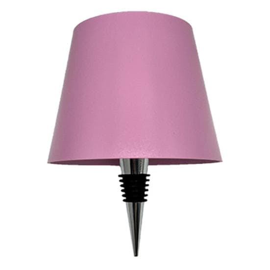 Wine Bottle Lamp Wireless Light USB Rechargeable Dimmable Touch Control Soft pink