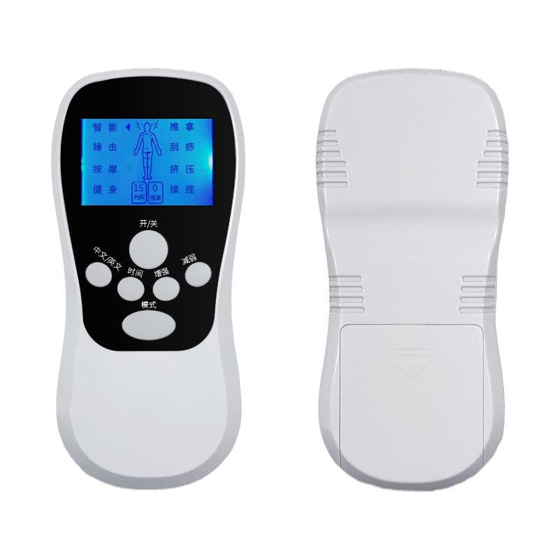 Multifunctional Digital Massager, Chinese and English Cross-border Meridian Massager, Electronic Pulse Massager Chinese
