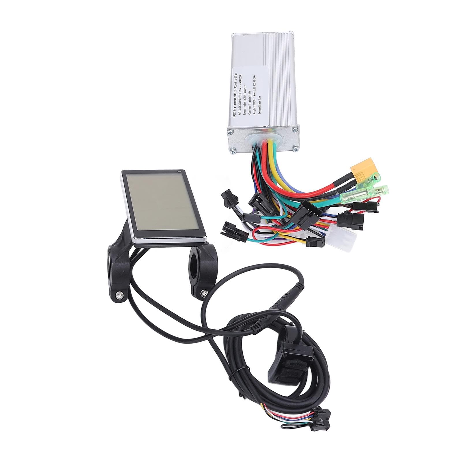 36V 48V 60V 450W 500W Sine Wave Brushless Controller M5 LCD Display Panel Kit Brushless Motor Speed