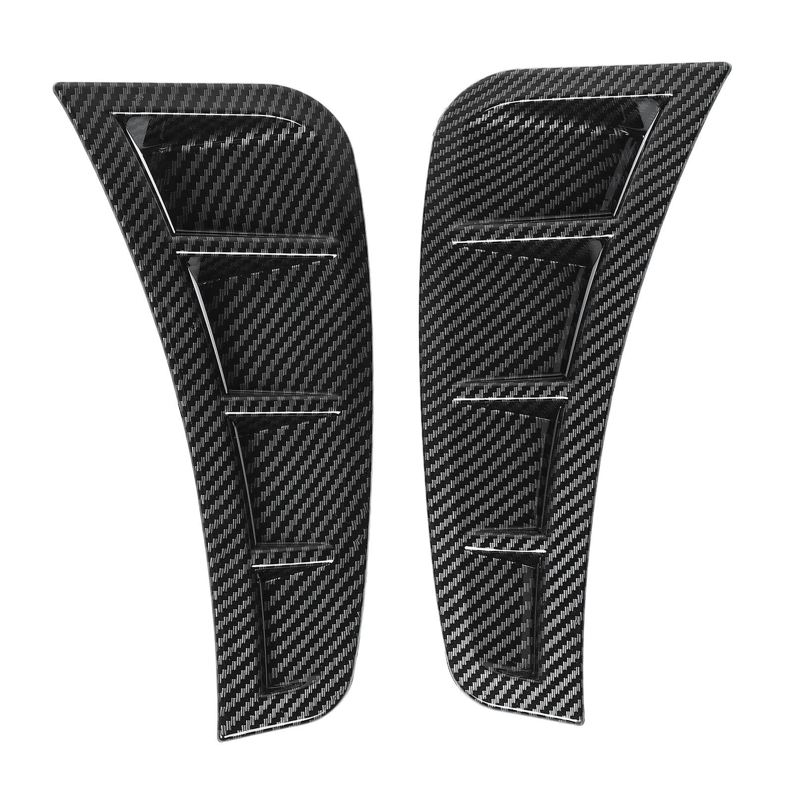 1 Pair Front Bumper Side Spoiler Left Right Shockproof Front Bumper Splitter Side Body Kit Trim for