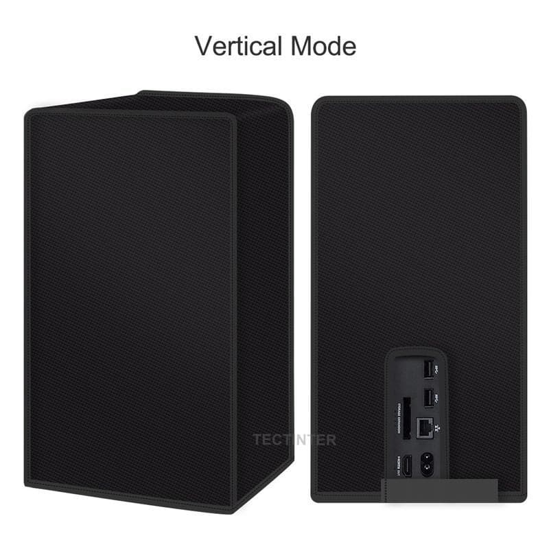 For Xbox Series X Console Protective Vertical Case Anti-scratch horizontal Dustproof Soft Cover for xbox X console Waterproof black