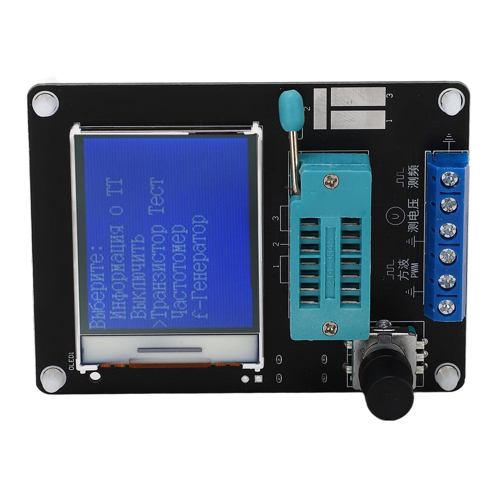 DC5V Transistor Tester 1.77in TFT Color Screen Capacitance Inductance ESR Volt Frequency Meter
