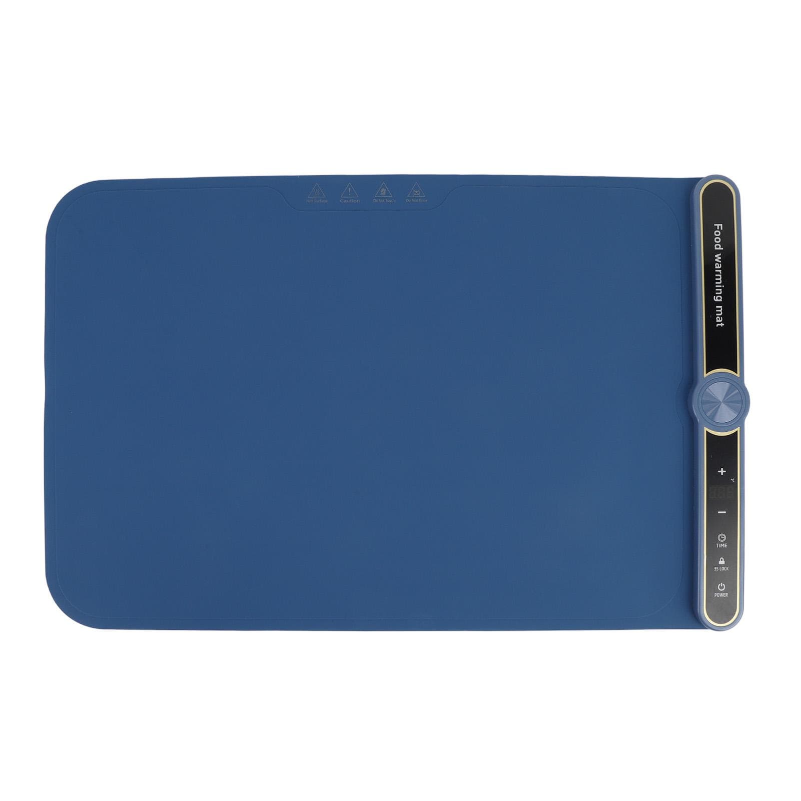 Food Warming Mat 360W High Efficiency Heating Rollable Electric Warming Tray 9 Temperature Settings EU Plug large blue