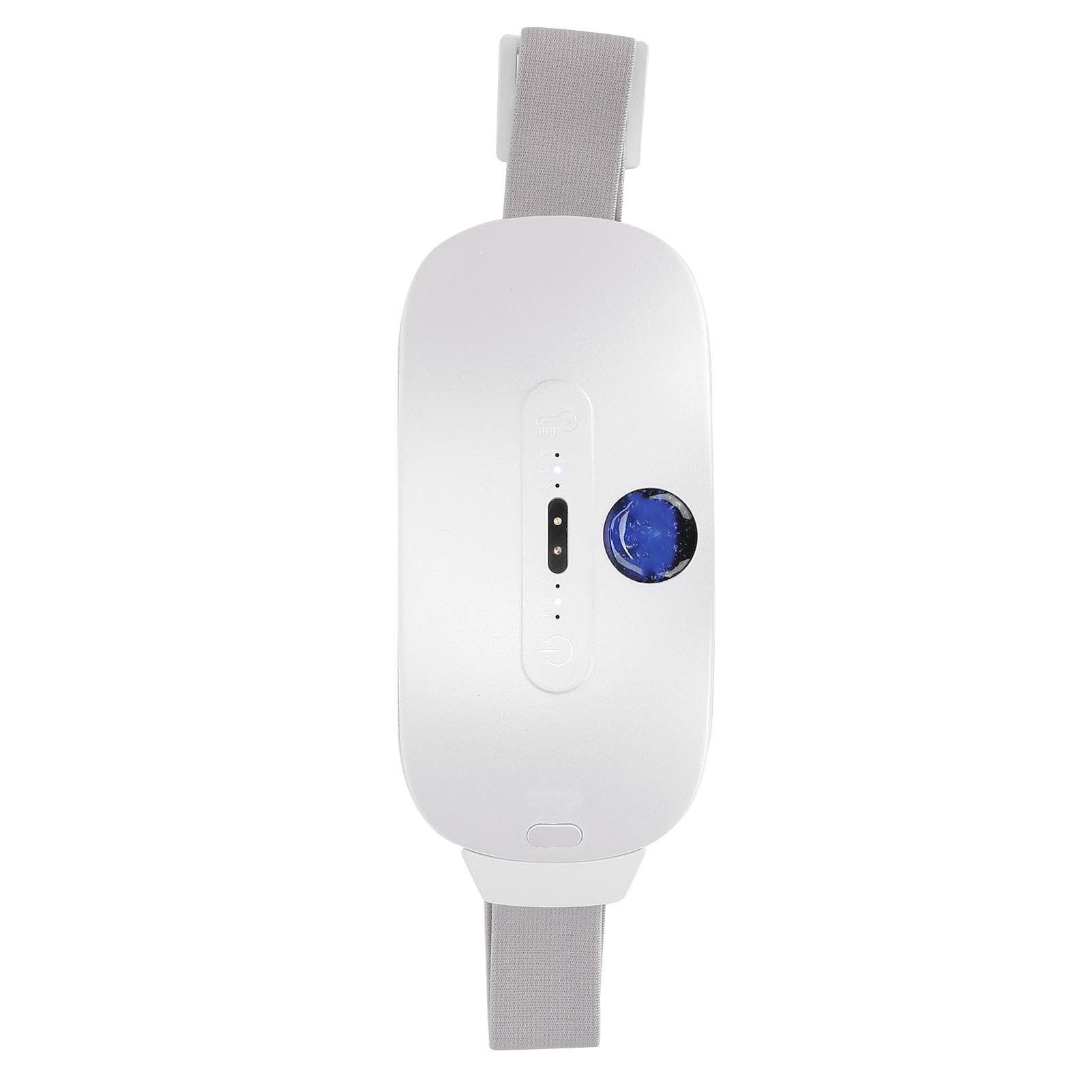 Electric Heatead Pad Uterus Warming Hot Compress Vibration Relief Dysmenorrhea Pain Belt White