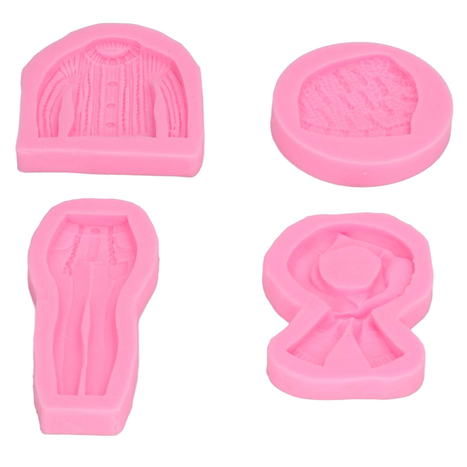 Silicone Molds Handicraft Works Fine Workmanship Cute Shape Silicone Material Fondant Molds L(for 6.5-9kg)