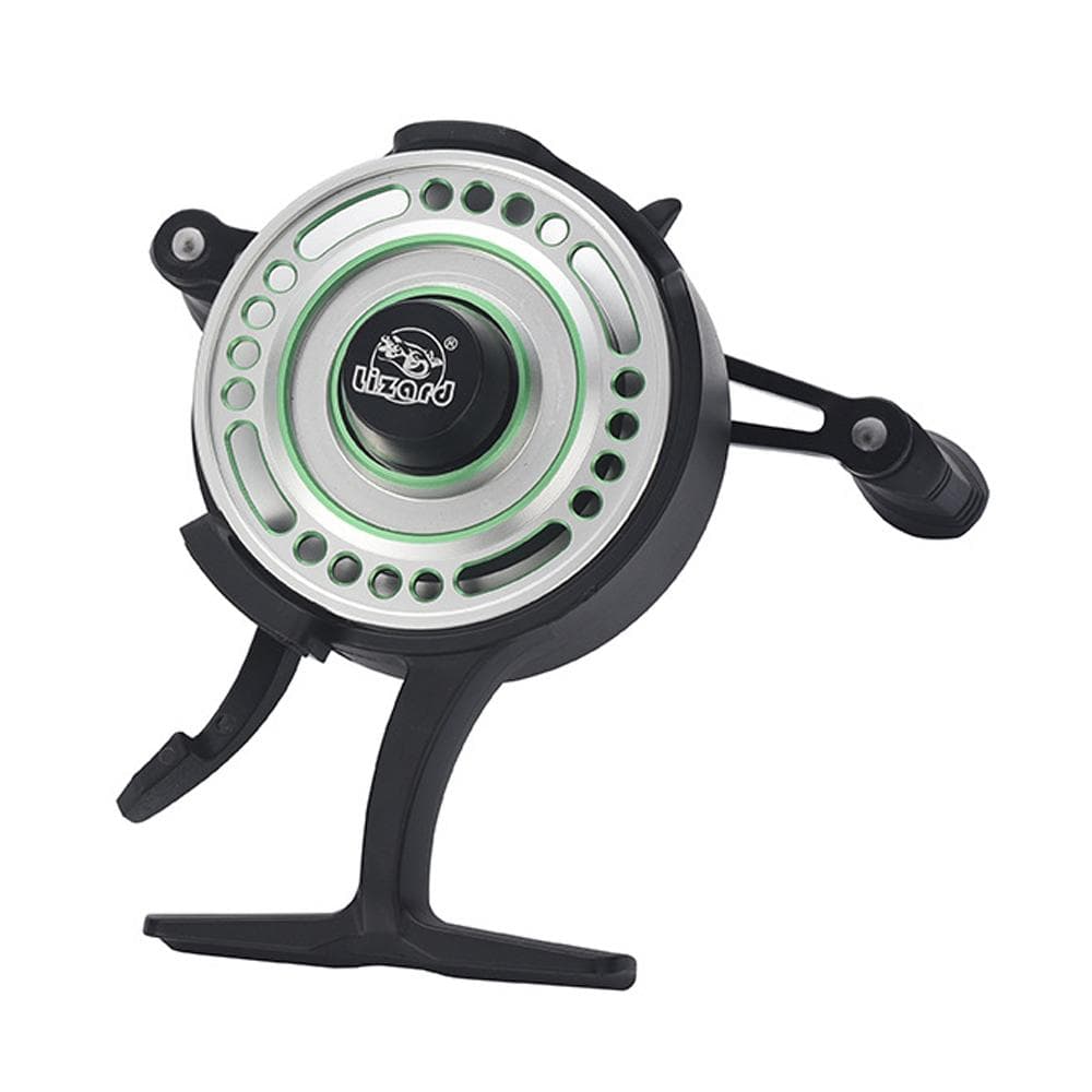 Metal Wire Cup Ice Fishing Reel Raft Fishing Wheel Front Fishing Wheel for Ice Fishing Right Hand