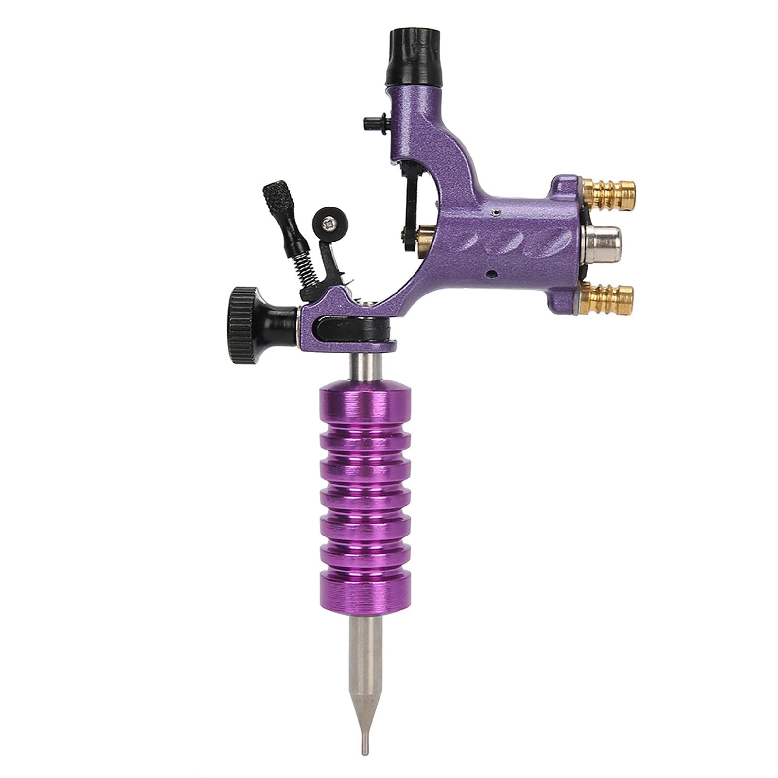 Dual Interface Motor Tattoo Machine Liner Shader Tattoo Machine Handle Needle Nozzle SetPurple purple