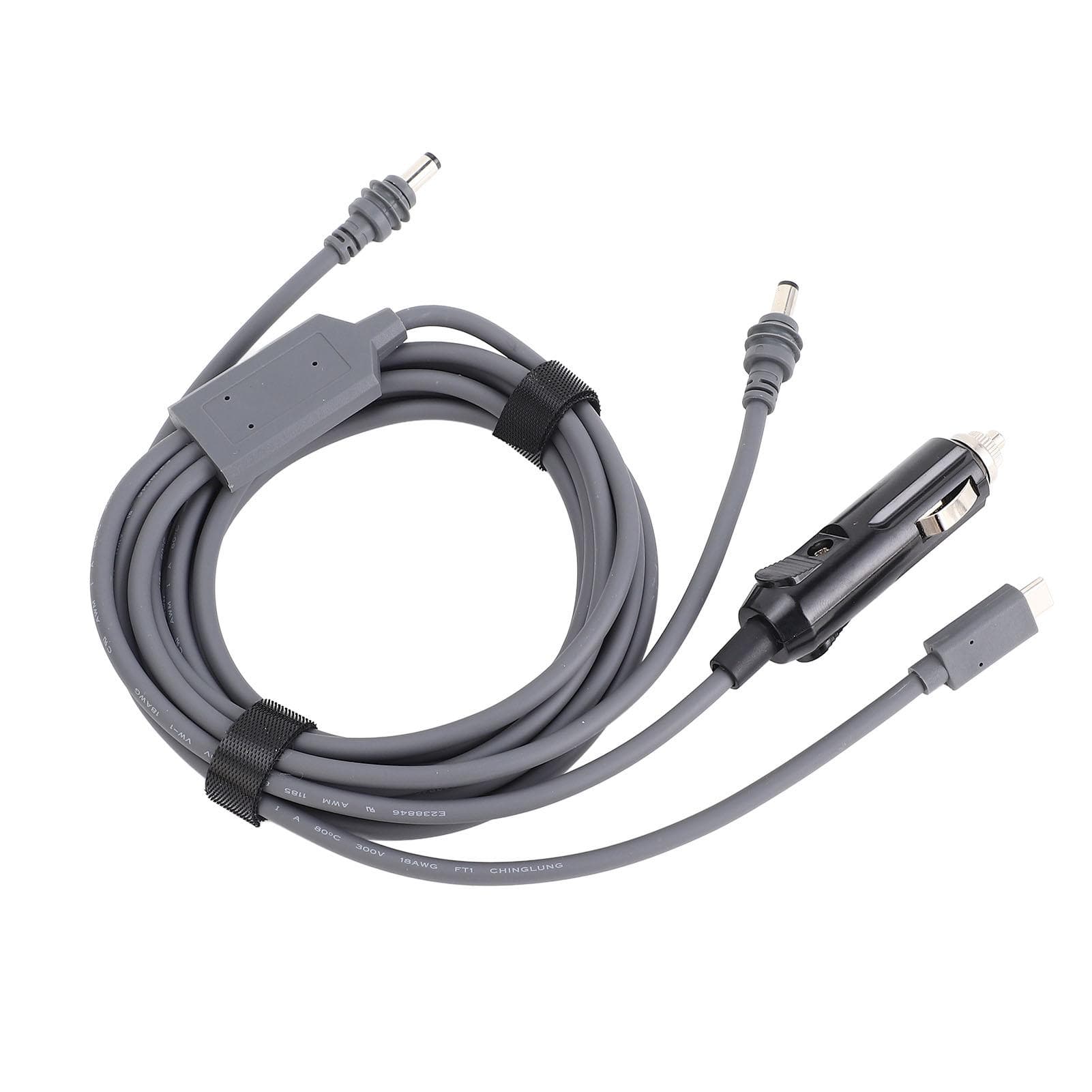 9.84FT DC Power Cable for Mini Dish Antenna Type C 12V 24V Car Adapter Water Proof Charging Cord