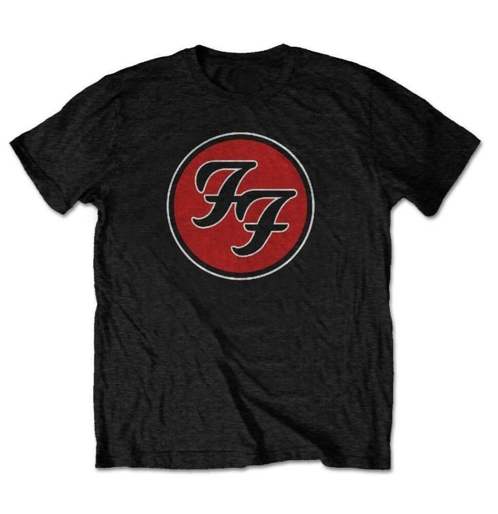 Foo Fighters Ff Logo Black Unisex T-shirt M