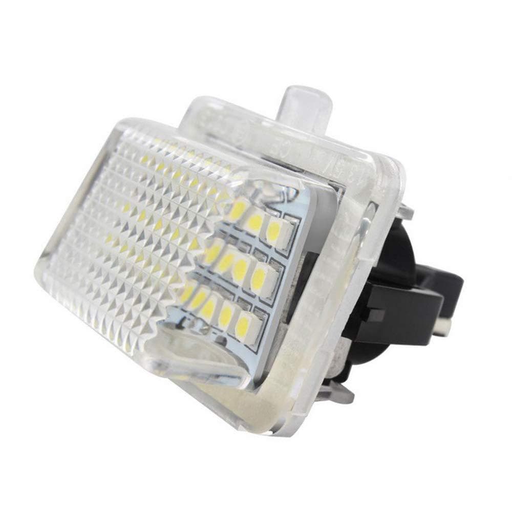 2Pcs LED License Plate Lamp Fit for Mercedes Benz W204 W212 W216 W221 W207