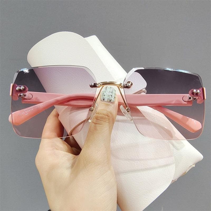 Square Frame Sunglasses Fashion Beach Shades for Women Men Trendy UV Protection Eyewear