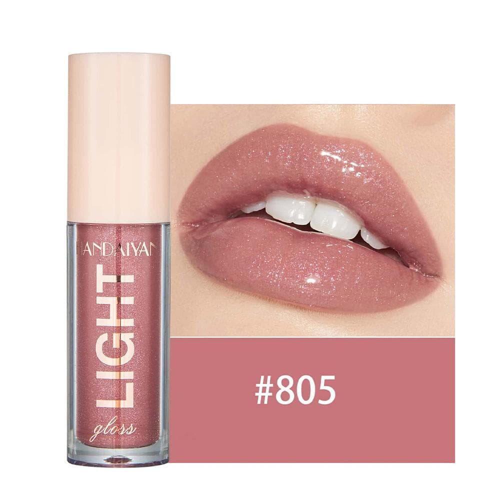 HANDAIYAN Lip Gloss Sexy Rich Shiny Crystal Jelly Red Nude Lipstick Liquid Waterproof Moisturizing Oily Lip Gloss Makeup 805