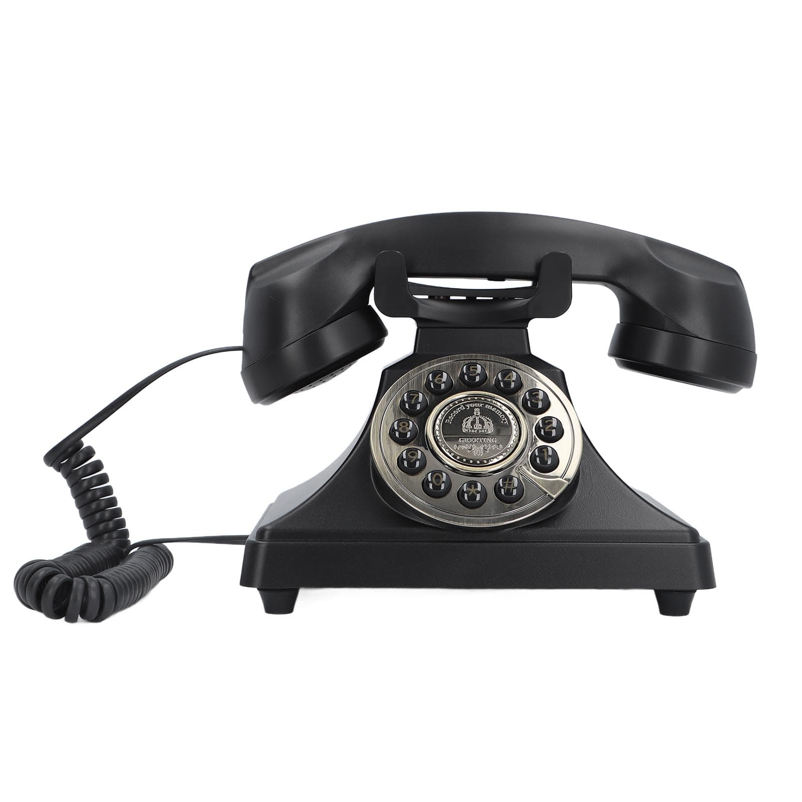 Guest Book Phone Vintage Style Voice Message Recorder Built in 8GB Supports 256GB Memory Guestbook