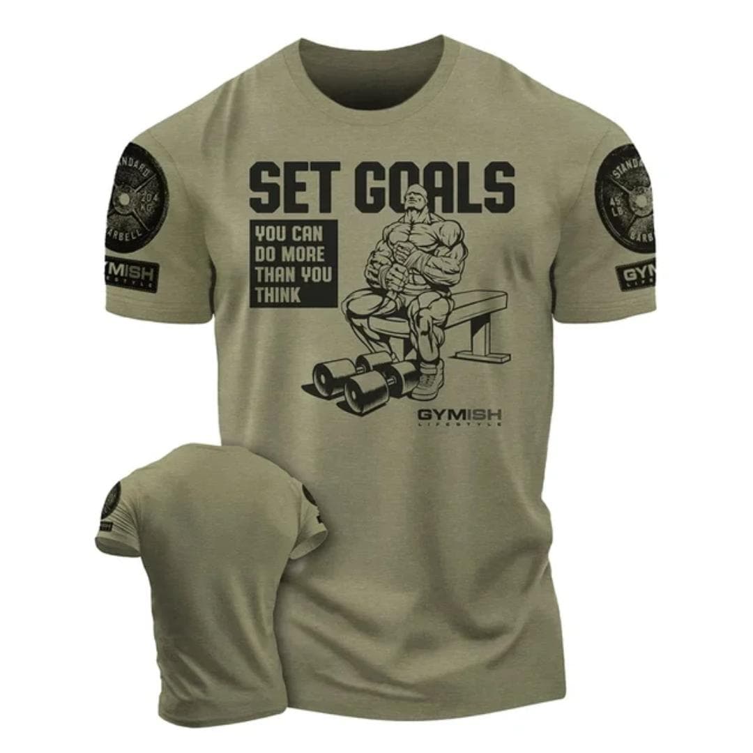 Men's T-Shirt 3D Print T-Shirts Funny Gym Short Sleeves Muscle Man Tough Guy Oversized Men Clothing Tops 5XL
